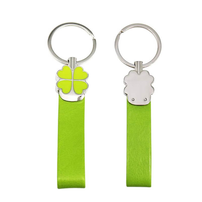 Factory Wholesale Luxury Brand Designer Leather Keychain