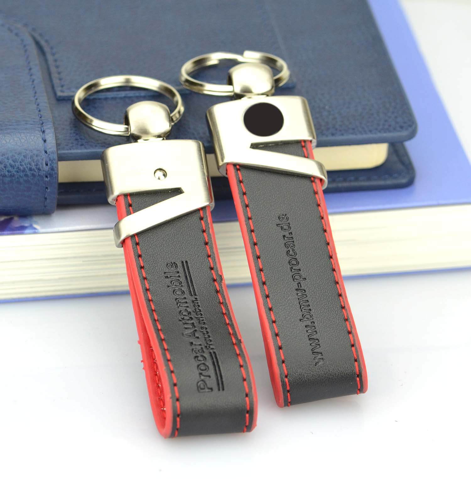 Wholesale Custom Blank Leather Keychain Key Chain Gifts Logo Keychain