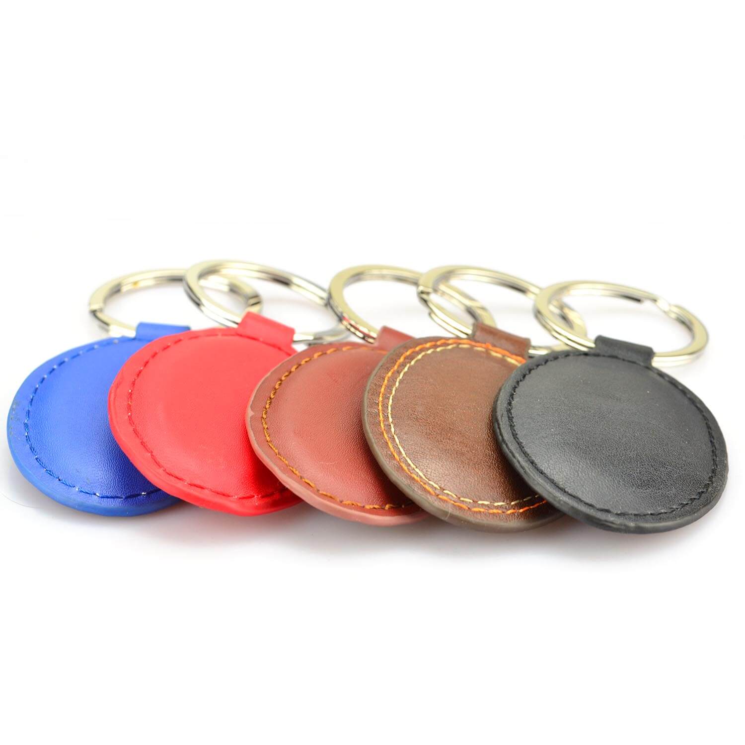 Wholesale Leather Keychain Blanks Custom Leather Keychain