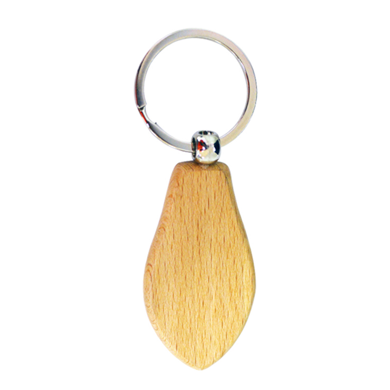 Wholesale Wood Logo Accessories Blank Custom Wooden Keychain