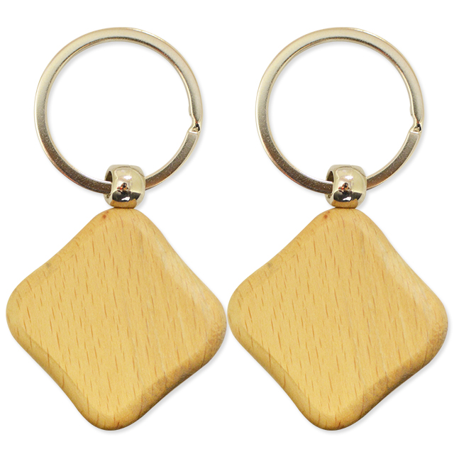 Custom Wood Rosewood Sublimation Blanks Wooden Key Chains For Laser Engraving