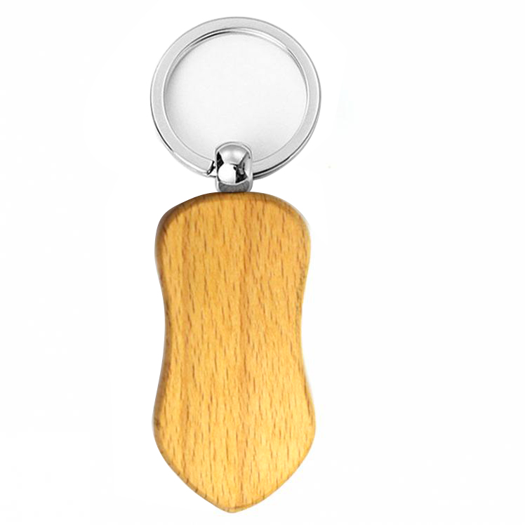 Sublimation Key Ring Heat Transfer DIY Printing Blank Wood Keychains