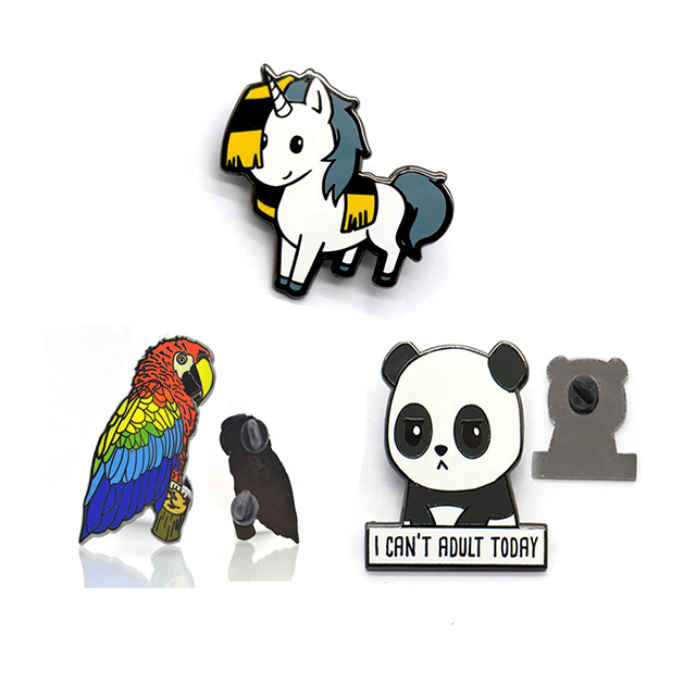 Manufacturer Customized Cute Cartoon Metal Security Badges Pin