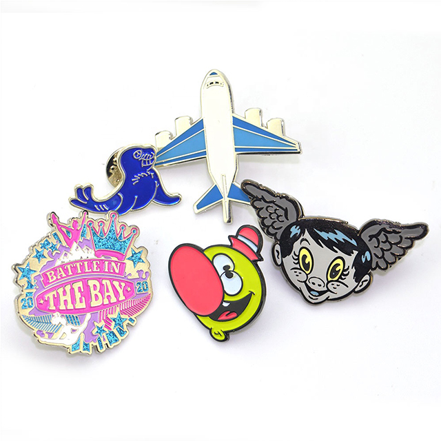Manufacturer Customized Cute Cartoon Metal Security Badges Pin