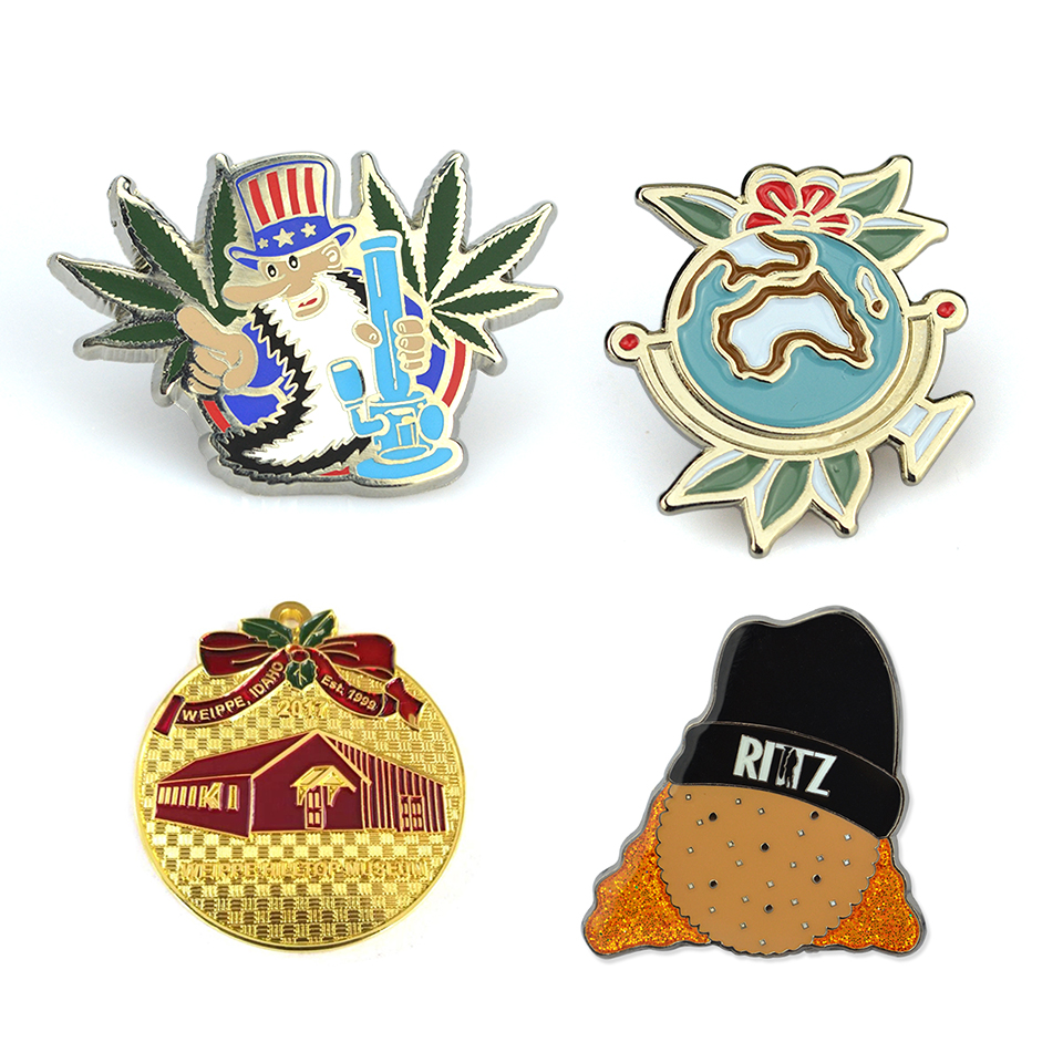 Factory Wholesale Cartoon Badge Character Enamel Pin High Quality Metal for Lapel Pin