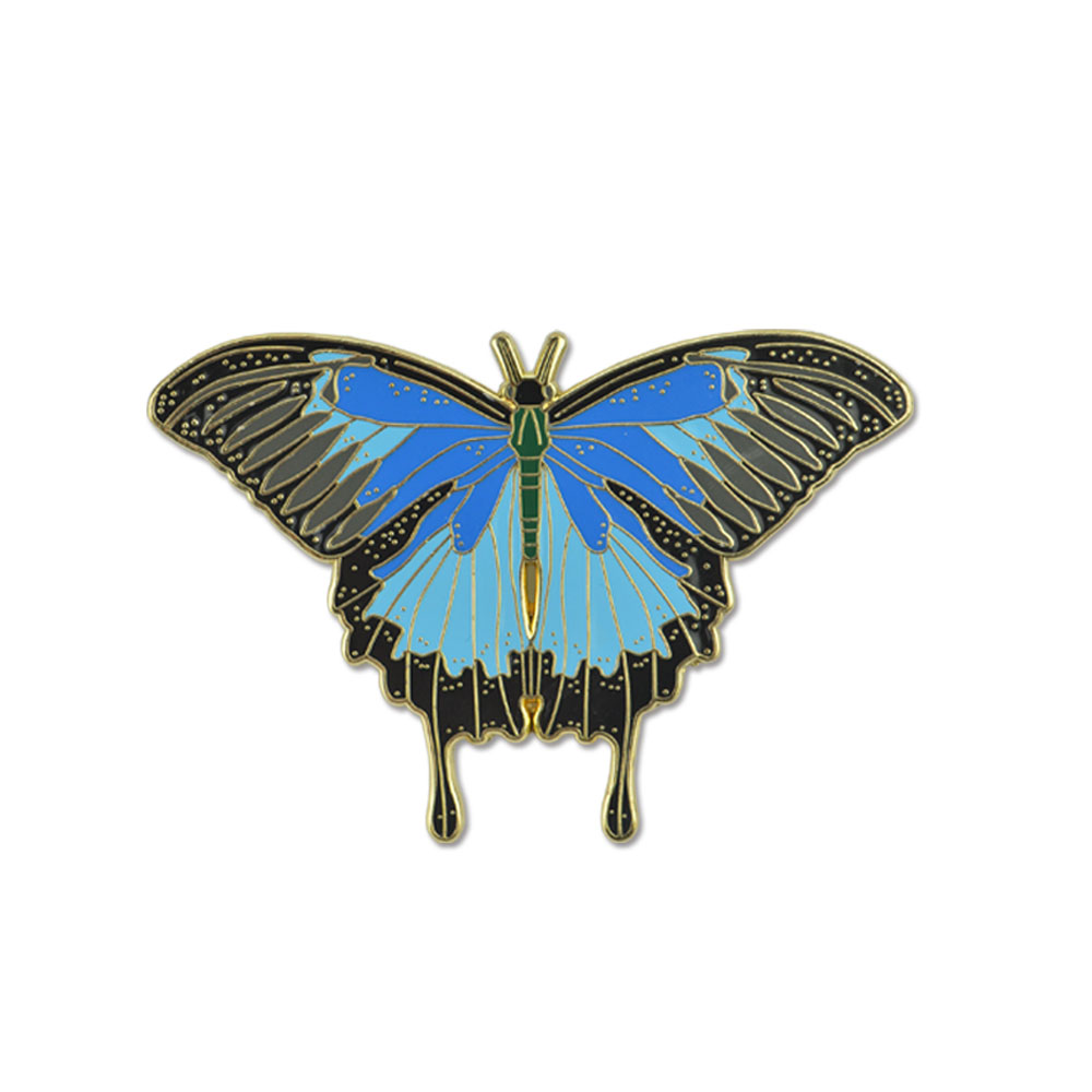 Wholesale Colorful Metal Lapel Brooch Pin Butterfly Enamel Pins For Clothes