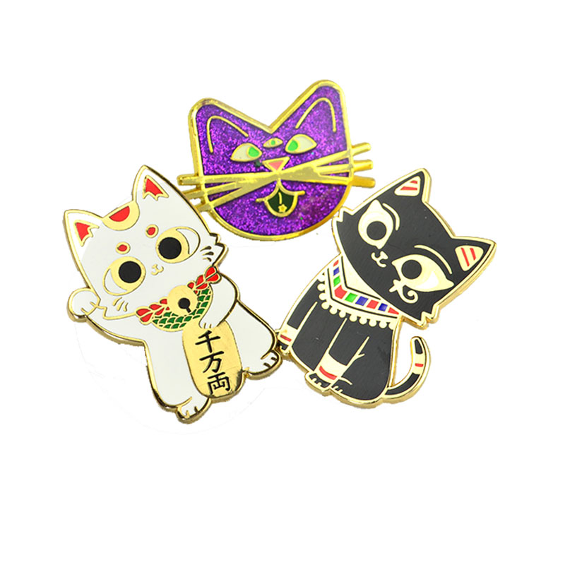 Fashion Custom Logo Bulk Cartoon Anime Metal Soft Lapel Hard Enamel Pin