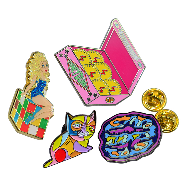 OEM Manufacture Lapel Metal Badge Cartoon Soft Hard Custom Enamel Pin