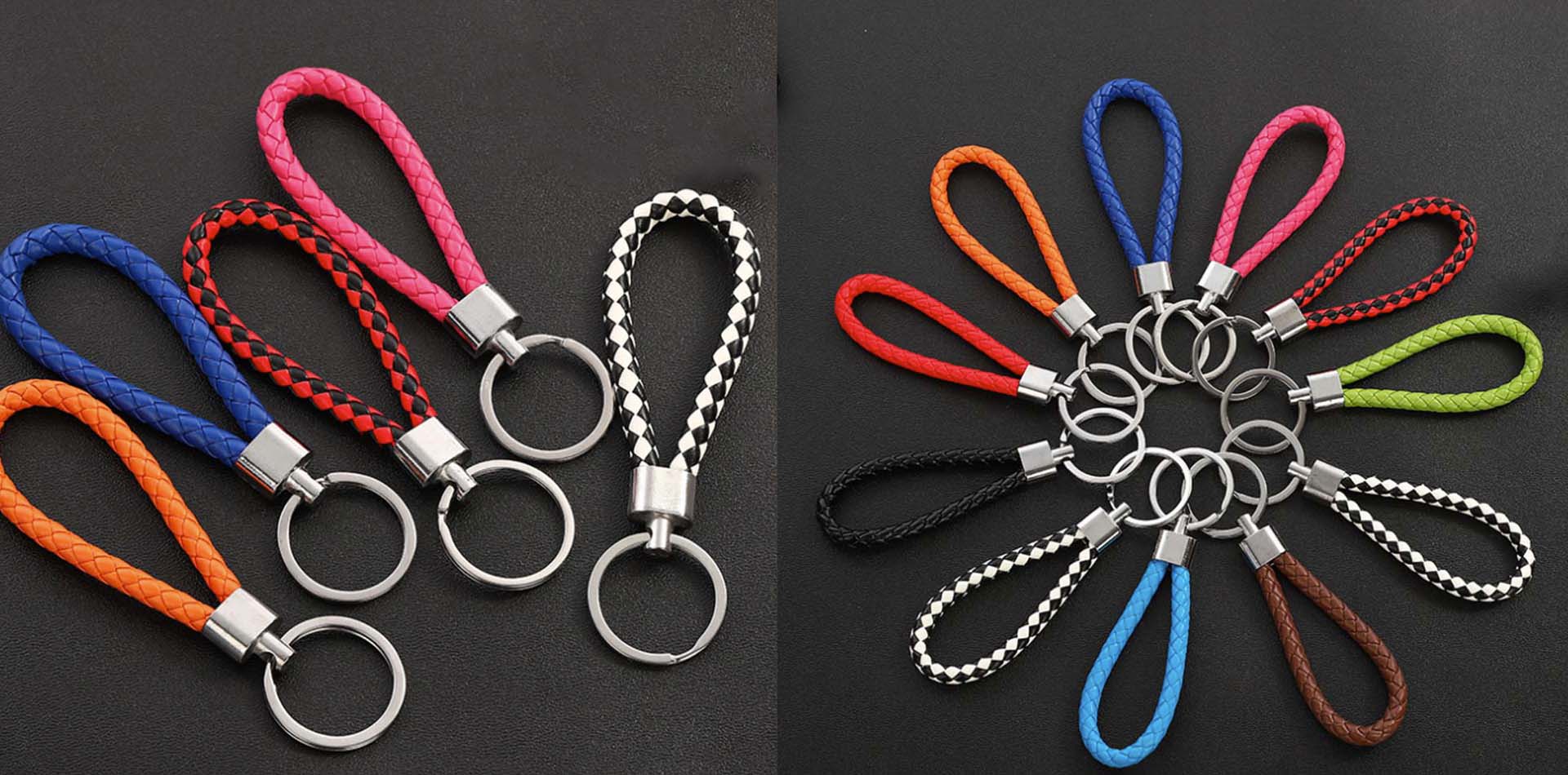 leather keychain