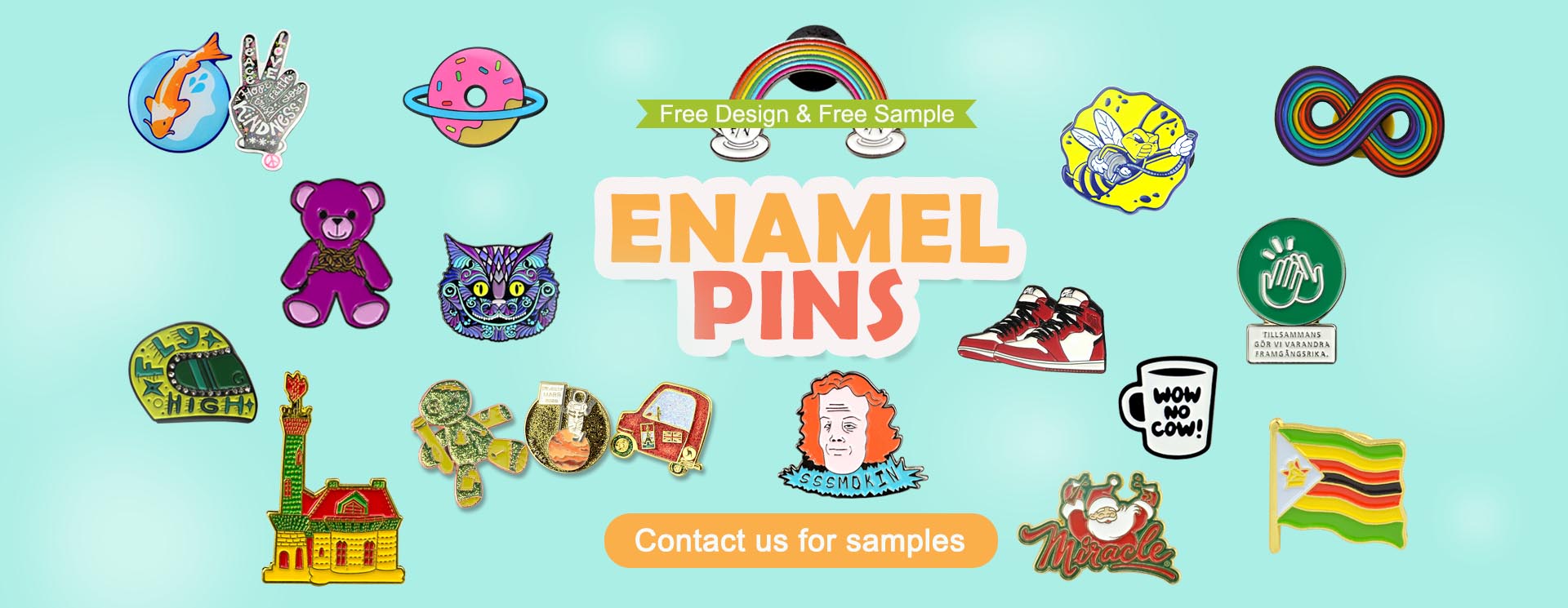Wholesale Manufacturer Personalized Custom Hard Soft Enamel Sports Pins Brass Logo Pin Lapel Pins Set