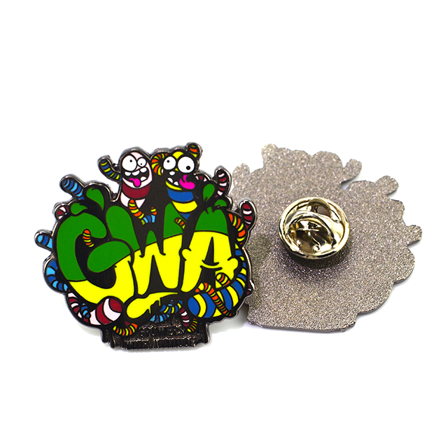 Wholesale Custom Metal Hard Soft Anime Enamel Lapel Badges Pin Supplier Costume Pins Dyed Enamel Pin