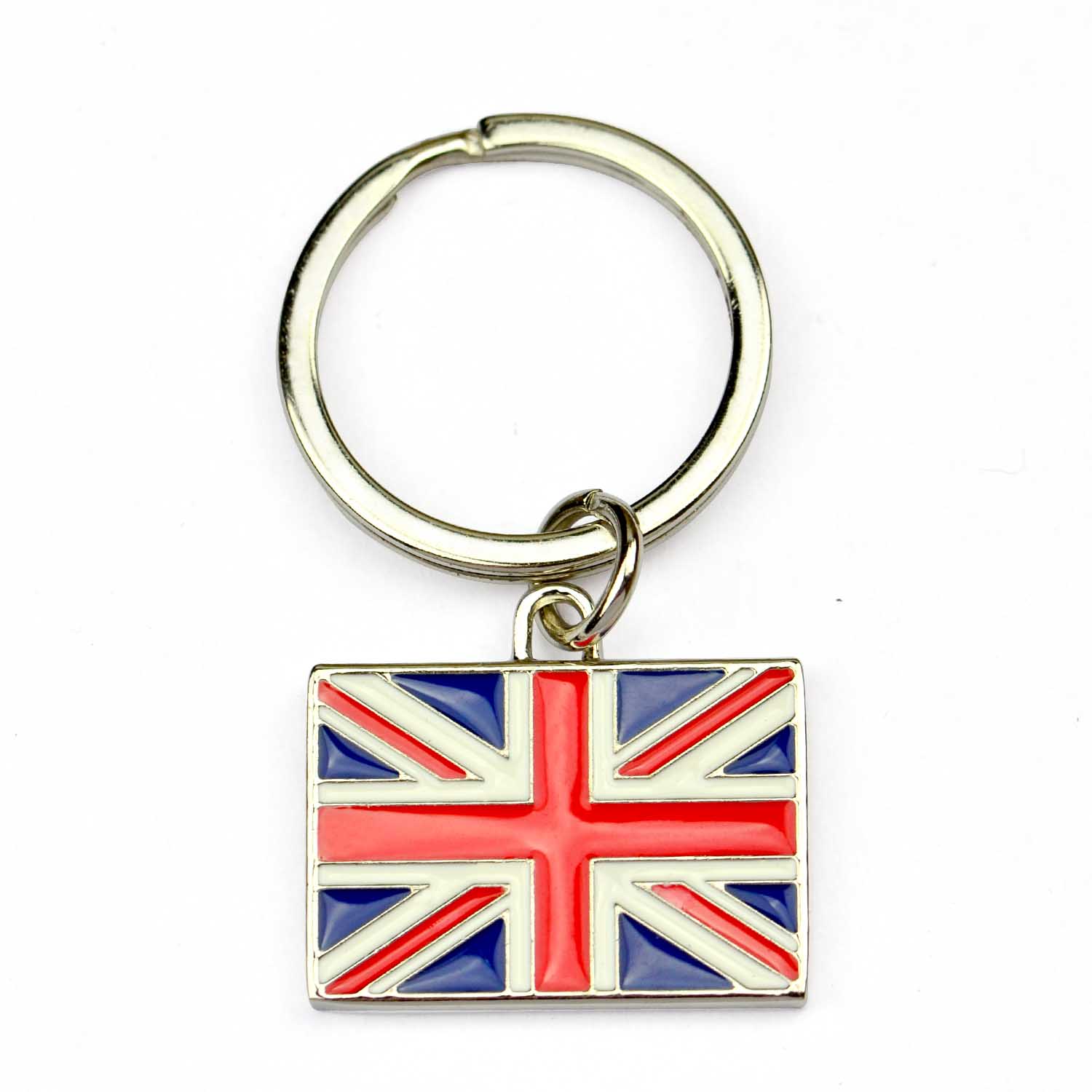 Custom Design High Quality Enamel Metal Keychain Wholesale Low Moq Light Keychain Ring