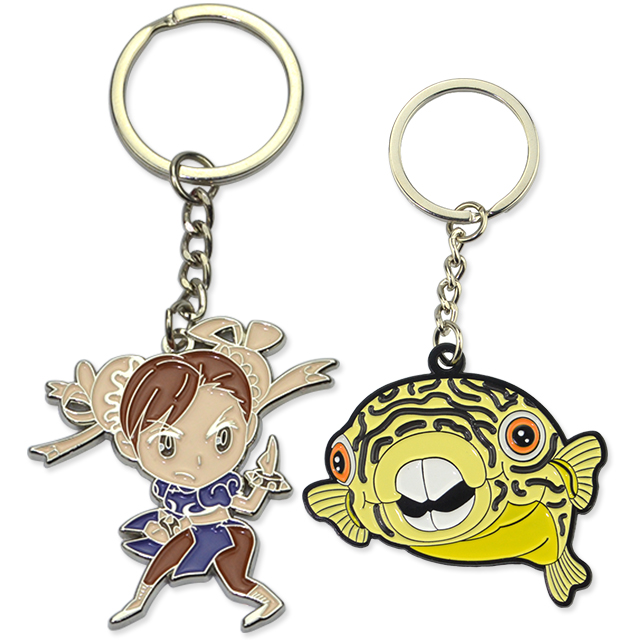 Cartoon Anime Keychain Custom Personalized Metal Keychain