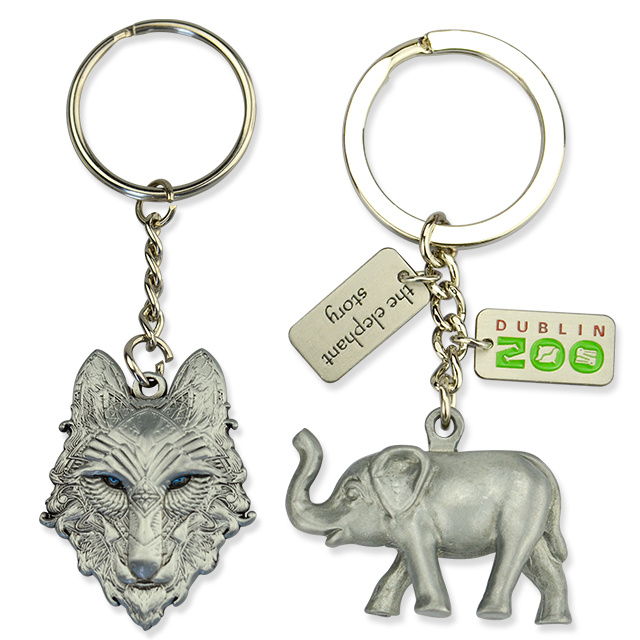 Wholesale Factory Custom Different Sizes Styles Keychain Attachment High Quality Metal Key Rings