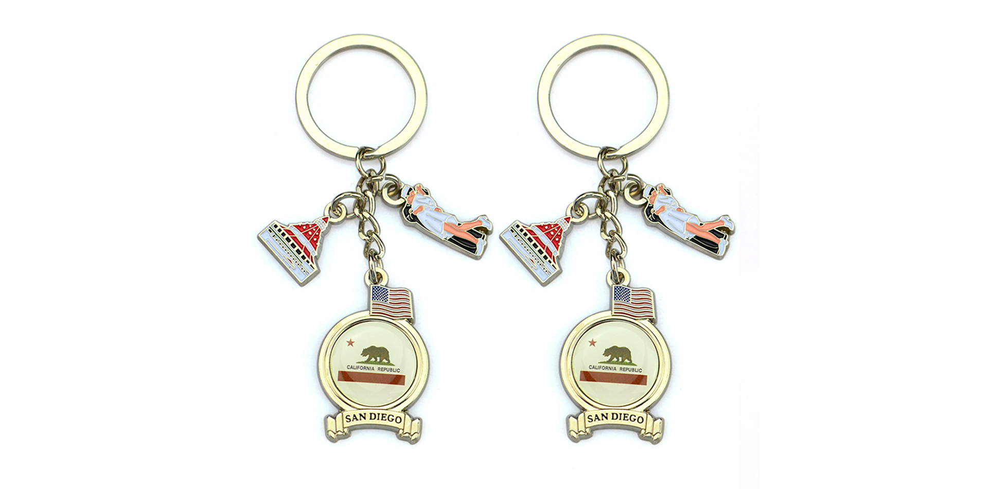 Hard Enamel Keychain