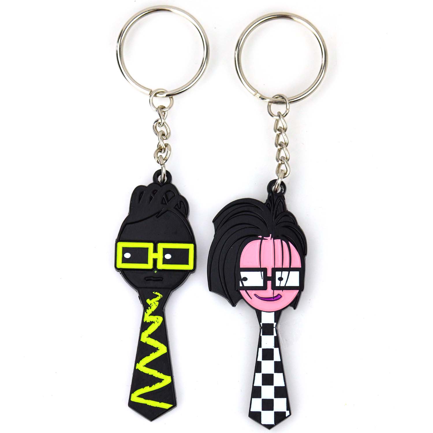 No Minimum Custom Cartoon Metal Keychain Hard Soft Enamel Metal Sublimation Keychain