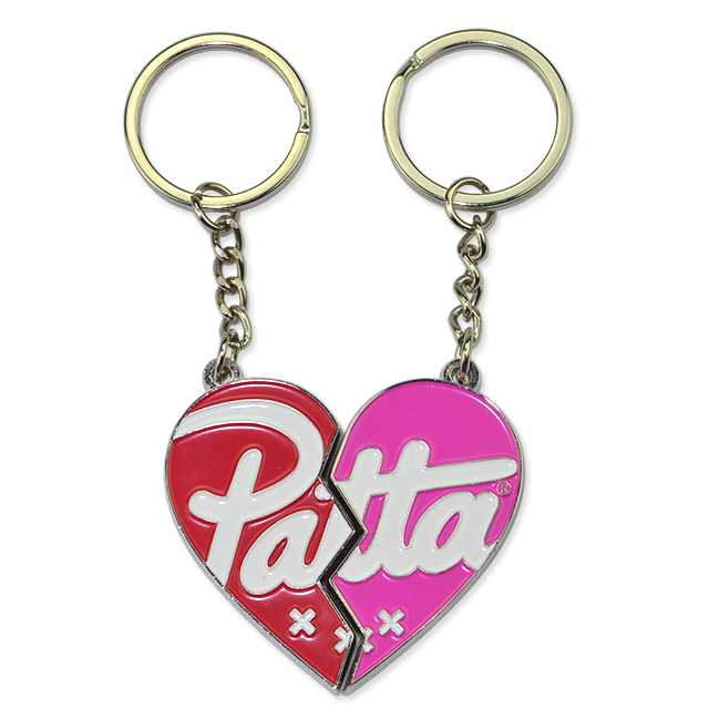 Custom Logo Promotional Soft Enamel Metal Keychain Light Oem Logo Keychain Accessories Stainless Steel