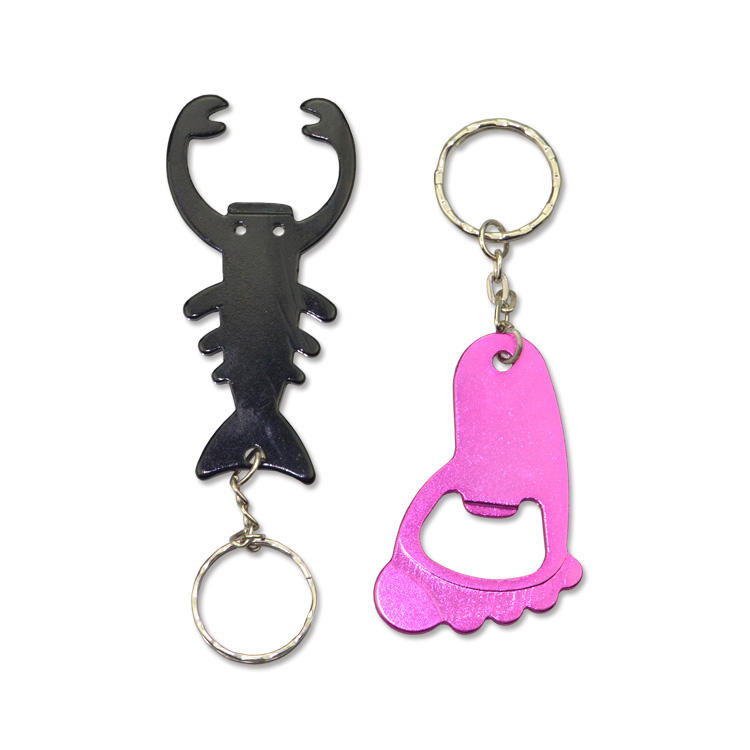 Wholesale Custom Bottle Opener Keychains No Minimum Sublimation Blanks Bottle Opener Keychain