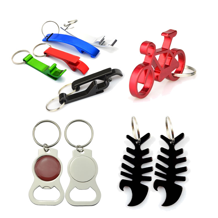 Wholesale Custom Bottle Opener Keychains No Minimum Sublimation Blanks Bottle Opener Keychain