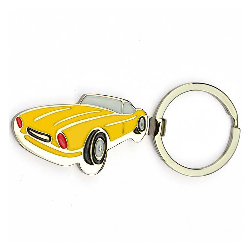 Custom Keychain Zinc Alloy Soft Enamel Logo Metal Fashion Key Ring