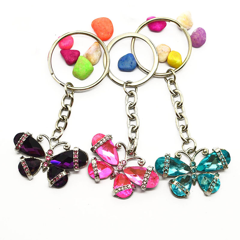 Manufacture Of Keychains Butterfly Keychain Souvenirs