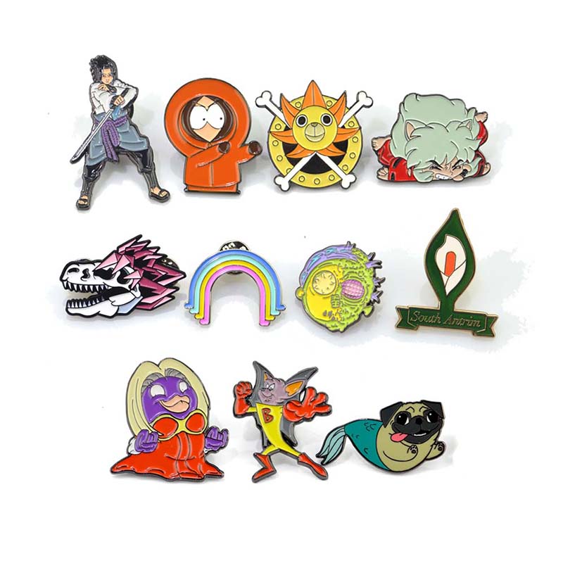 Custom Soft Enamel Pin Manufacturer Anime Pins For Bag