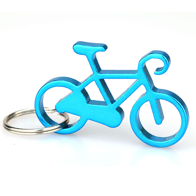 Sublimation Aluminum Keychain Bike Shape Keychain