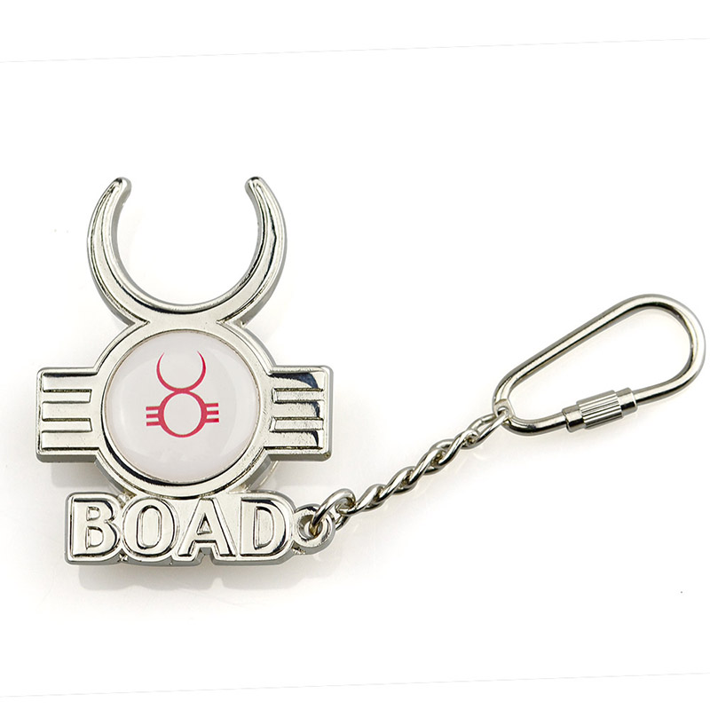 Personalized Key Ring Custom Logo Metal 3D Ring Key Chain