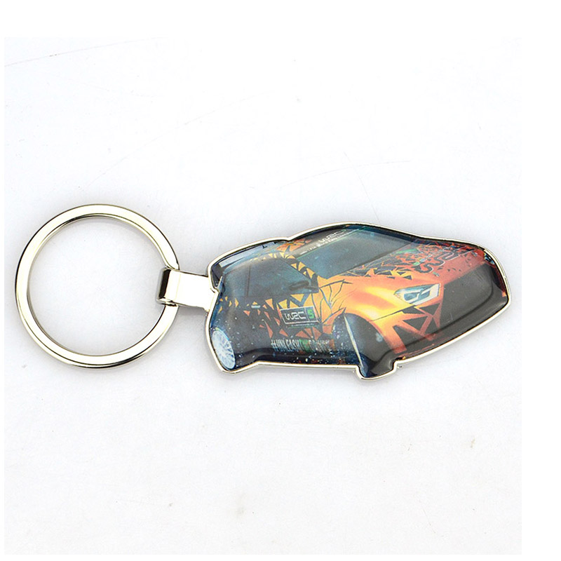 Personalized Key Ring Custom Logo Metal 3D Ring Key Chain