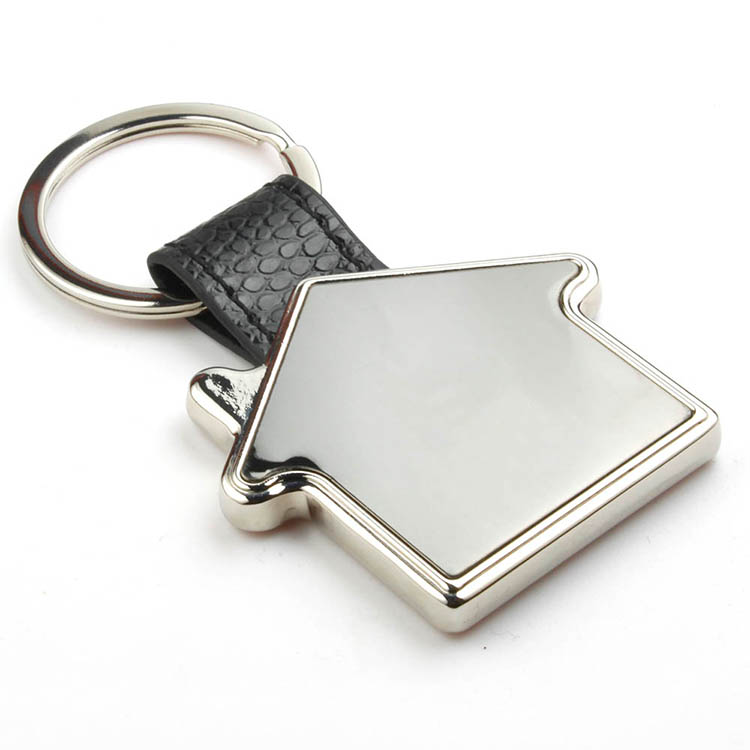 Keyrings In Bulk Home Keyring Metal Custom House Shaped Keychain