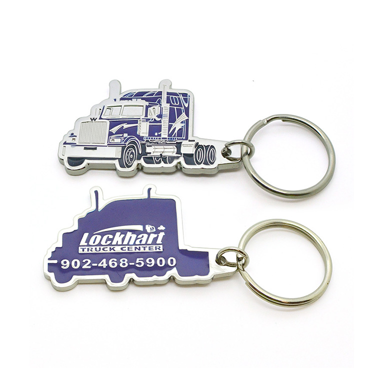 Truck Metal Keychain Car Keychain Stainless Steel Keychain Acessories