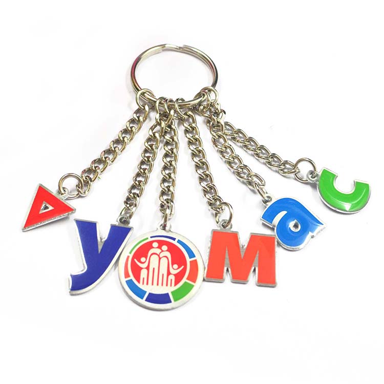 Coloured Key Chain Key Chain Product Key Chain Custom Logo Stainless Steel