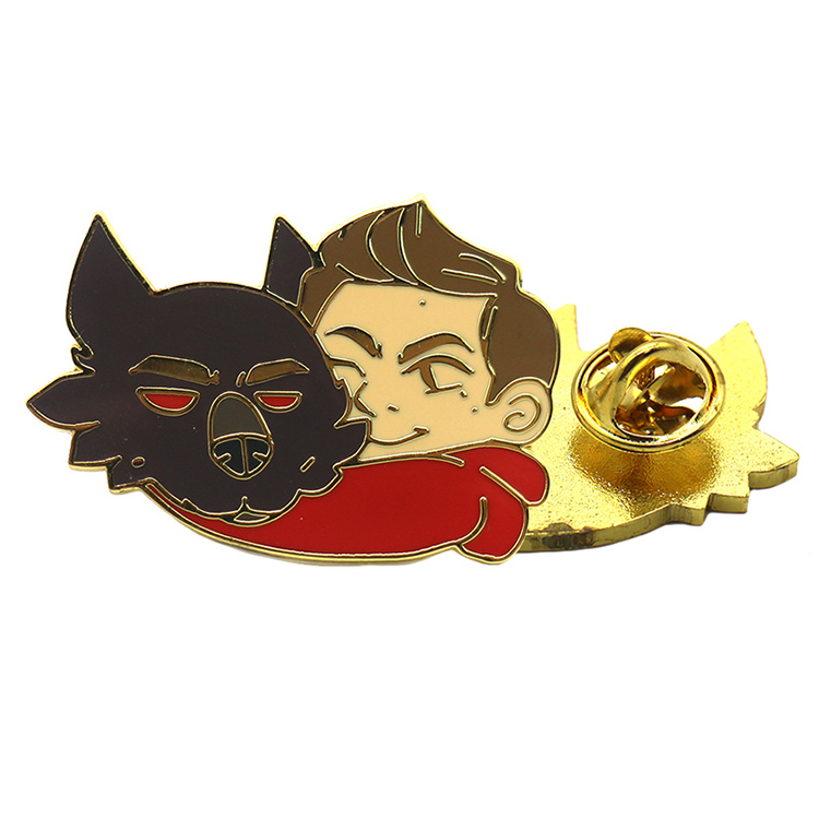 Round Blank Metal Pin Mini Clothes Pins Custom Enamel Pins Anime