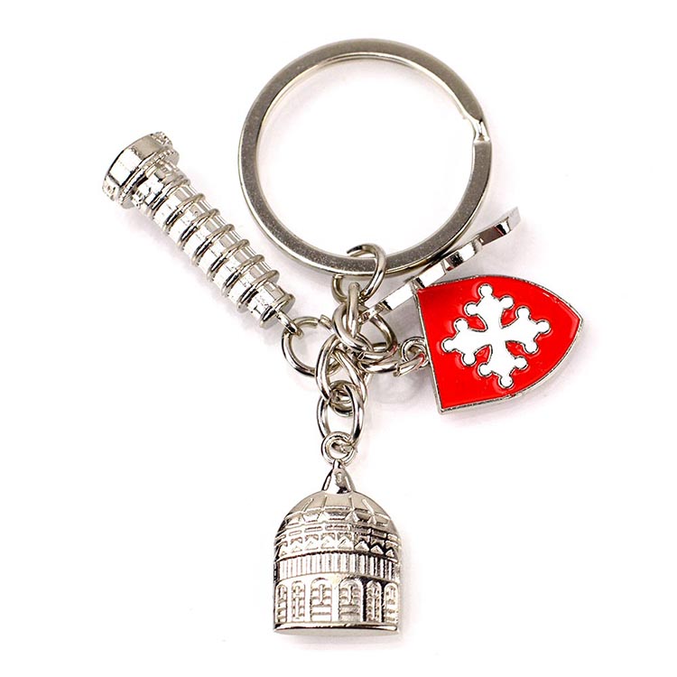 Custom Most Popular Keychains Pretty Keychain Enamel Keychain Plant