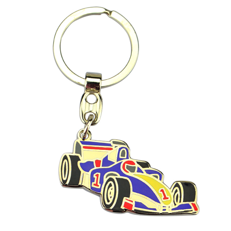 Preppy Monogram Racing Keychain-RacingKeychain