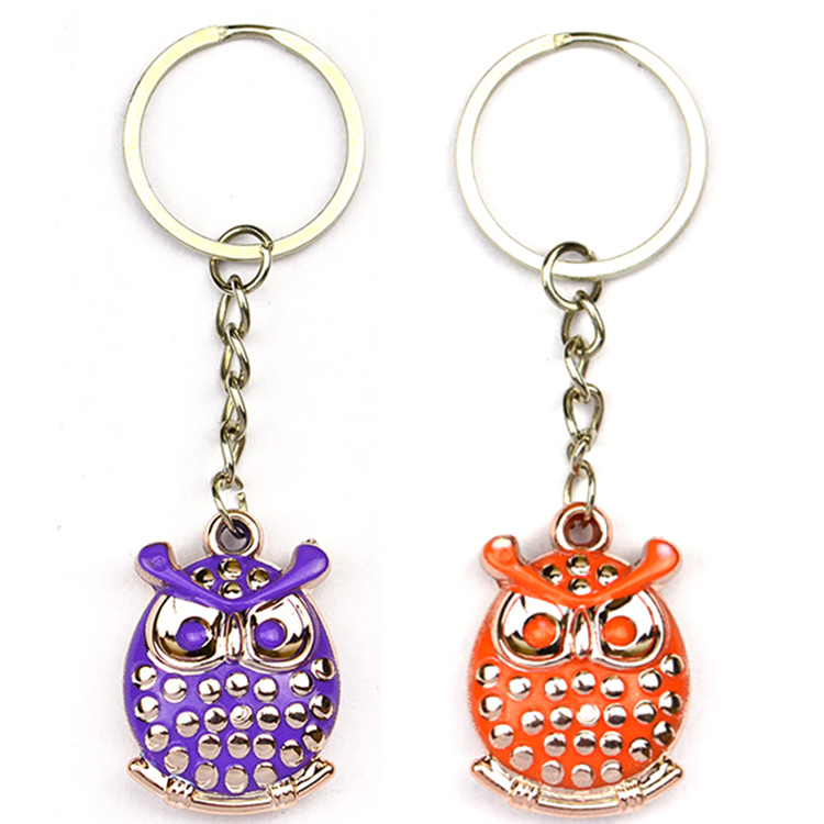 Customize Keychain Logo Stainless Steel Custom Logo Shape Enamel Metal Keychain