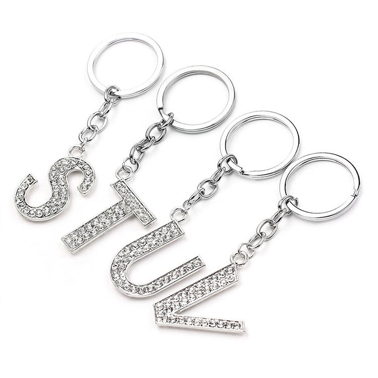 Stanless Steel Keychain Custom Logo 925 Sterling Silver Keychain