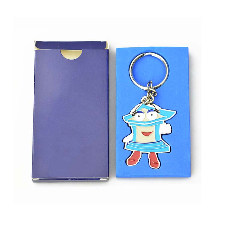 Custom Metal Anime Enamel Metal Keychains Blank Zinc Alloy Keychain