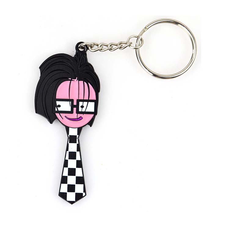 Custom Metal Anime Enamel Metal Keychains Blank Zinc Alloy Keychain