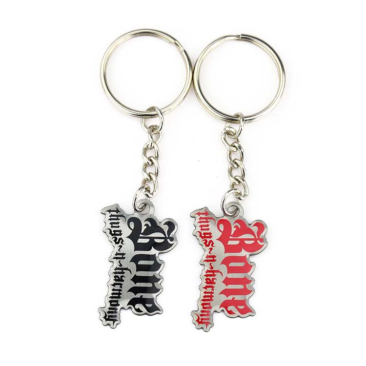 Manufacturer Custom Metal Hard Enamel Keychain Key Chain Ring 25Mm