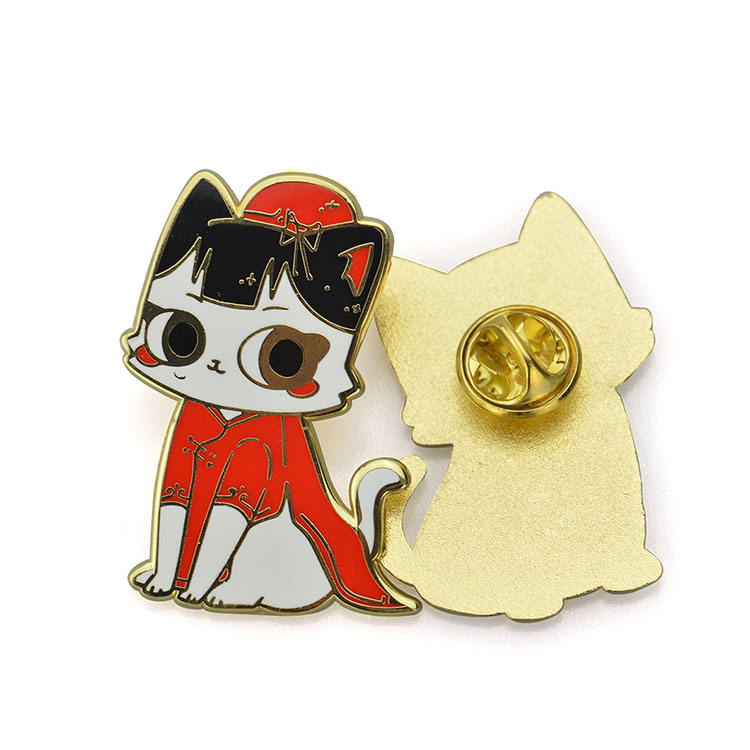 Custom Metal Badge Manufacture Of Pins Dyed Metal Enamel Pin Screen Printing