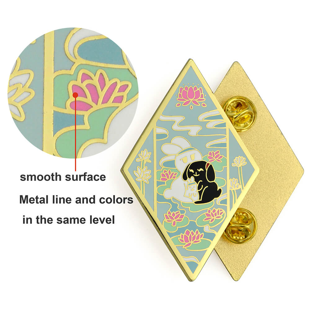 Custom Anime Logo Metal Pins Wholesale New Era Silver Brooch Pin