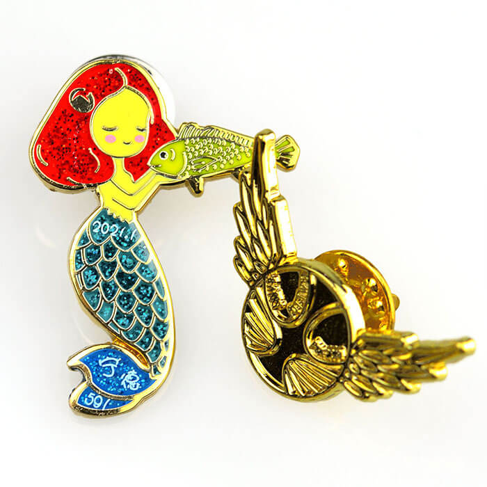 Metal Badge 3D Enamel Pin Personnalized Gold Plated Enamel Pin Custom Design