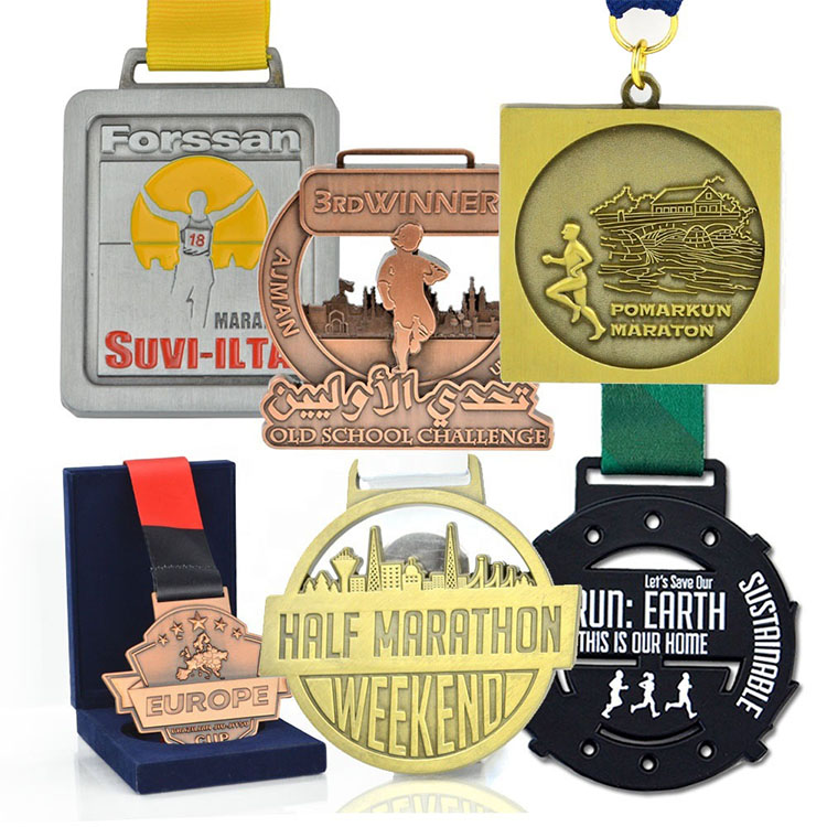 Custom Engraved Medals High Quality Marathon Medal Medals Sport With Logo