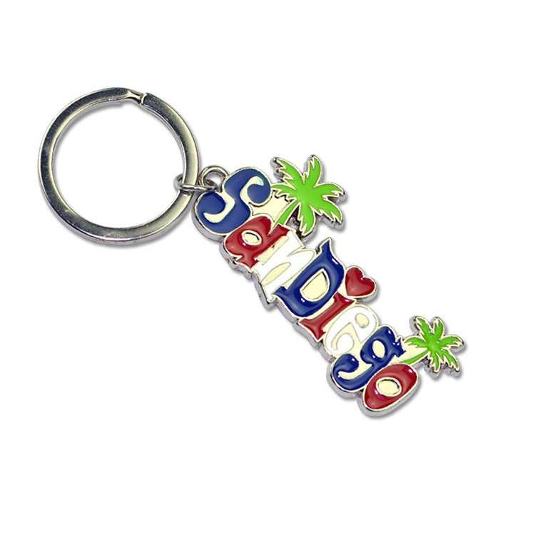 Keychain Custom Logo Personalized Stainless Steel 30Mm Keychain