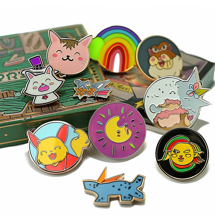 Wholesale Custom Enamel Pins Lot Rubber Pin Clutch Customize Bag Pin