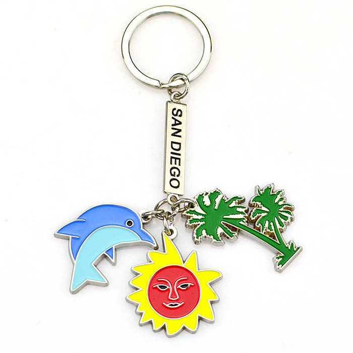 Custom Metal Key Chains For Laser Engraving Anime Key Chain
