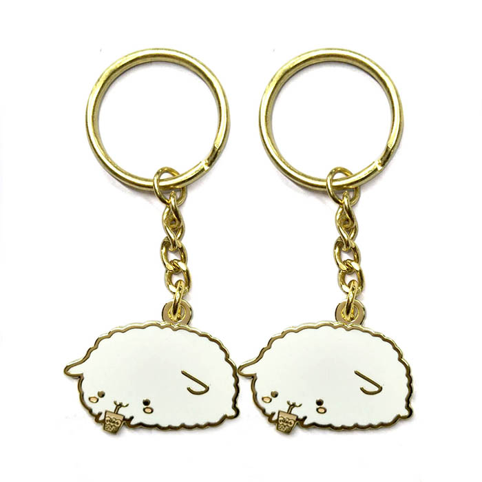 Factory Customized Keychain Engraved Key Chain Lot Cute Cartoon Key Ring