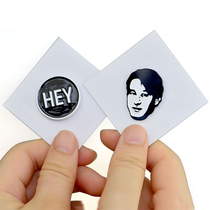 Custom Enamel Pin With Backing Card Funny Pin Badge Wholesale