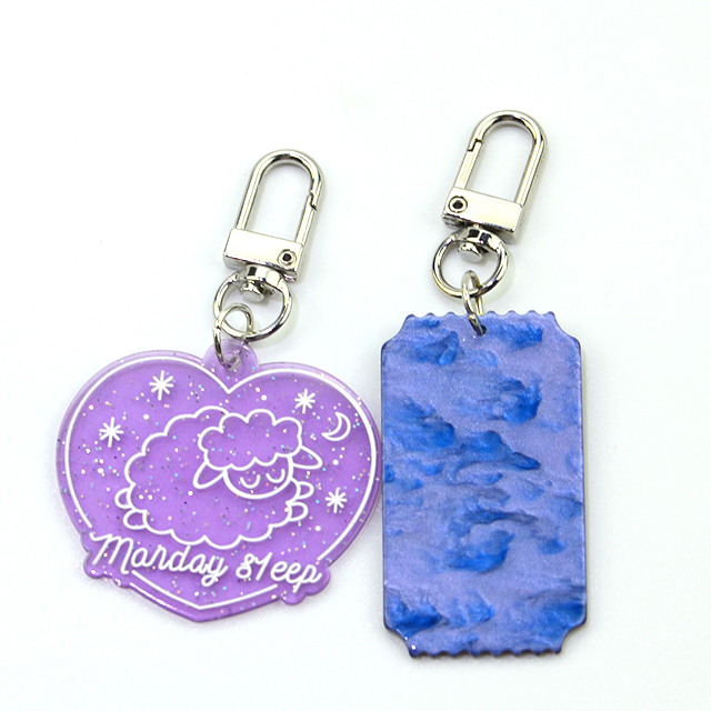Profession Design Logo Acrylic Key Chain Custom Keyring For Keys
